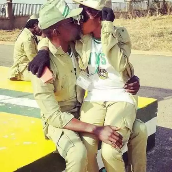 Hot Romance: See What Two NYSC Corps Members Were Caught Doing Inside the Camp (Photo)